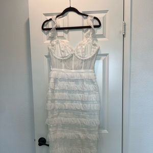 V Chapman The Fiorenza Dress in White